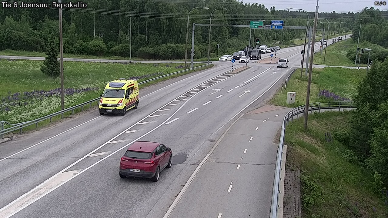 Kelikamerat Kuva Tie 6 Joensuu, Repokallio, Joensuu, Pohjois-Karjala