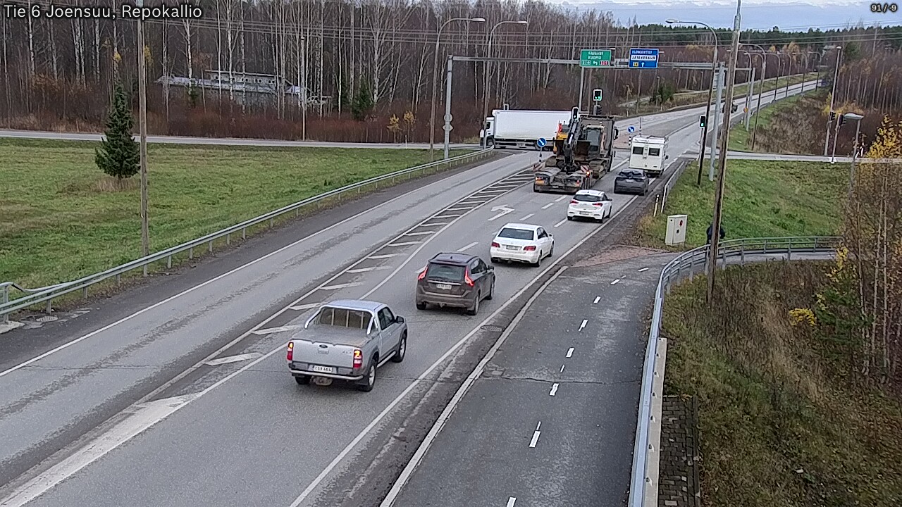 Kelikamerat Kuva Tie 6 Joensuu, Repokallio, Joensuu, Pohjois-Karjala