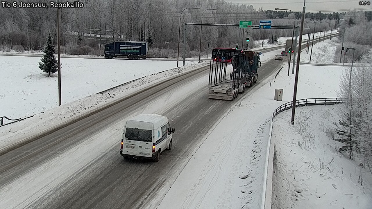 Kelikamerat Kuva Tie 6 Joensuu, Repokallio, Joensuu, Pohjois-Karjala