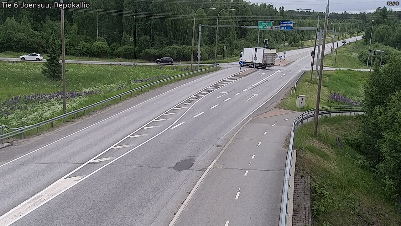 Kelikamerat Kuva Tie 6 Joensuu, Repokallio, Joensuu, Pohjois-Karjala