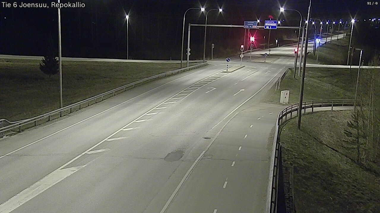 Weather Camera Image Väg 6 Joensuu, Repokallio, Joensuu, Pohjois-Karjala