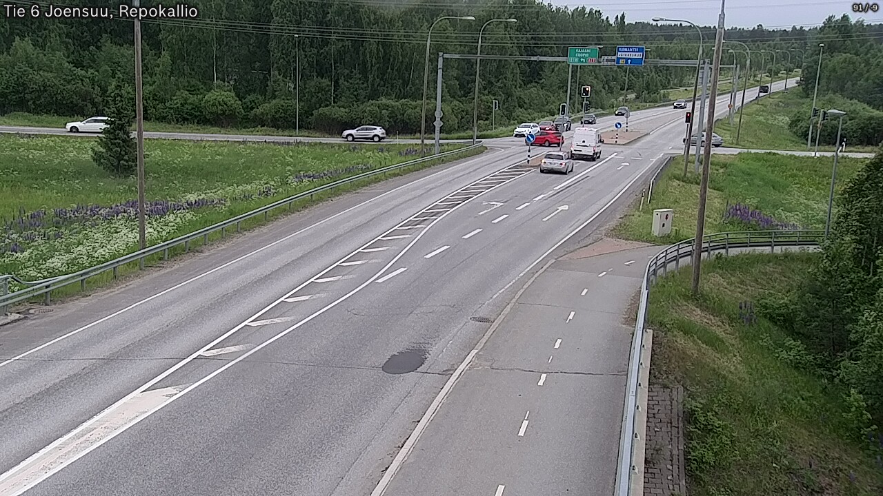 Kelikamerat Kuva Tie 6 Joensuu, Repokallio, Joensuu, Pohjois-Karjala