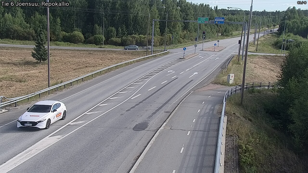 Kelikamerat Kuva Tie 6 Joensuu, Repokallio, Joensuu, Pohjois-Karjala