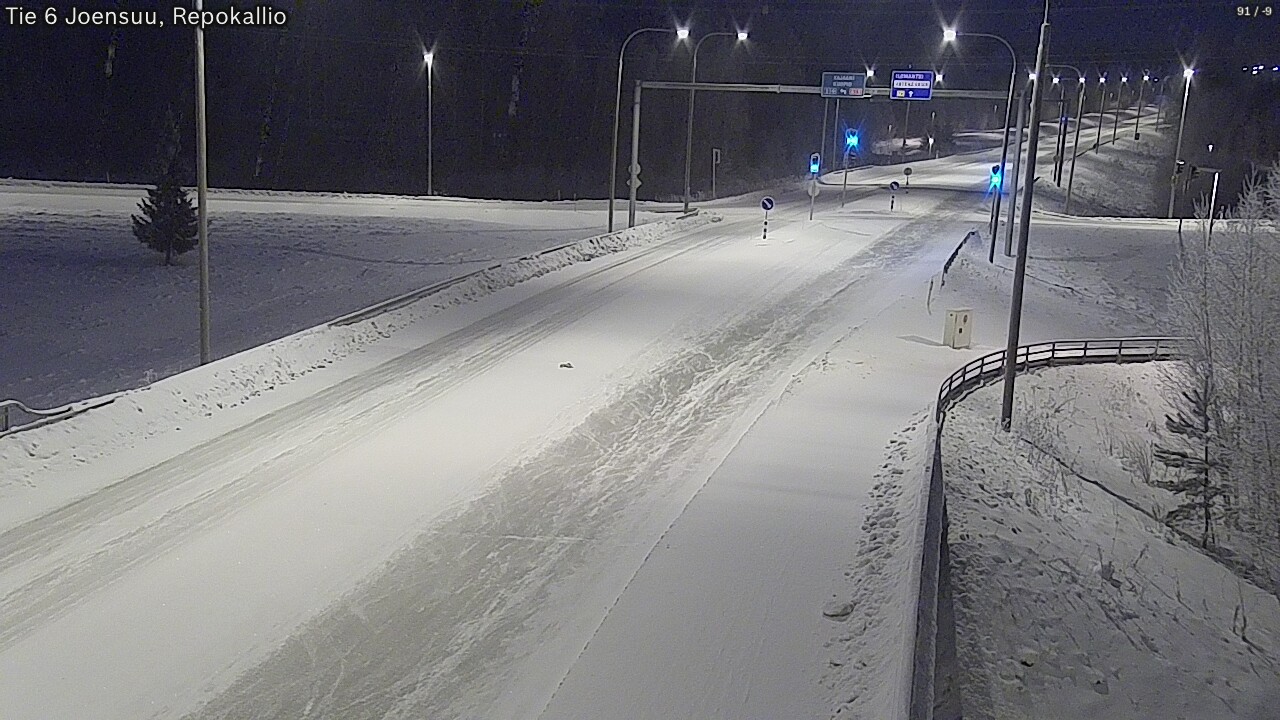 Kelikamerat Kuva Tie 6 Joensuu, Repokallio, Joensuu, Pohjois-Karjala