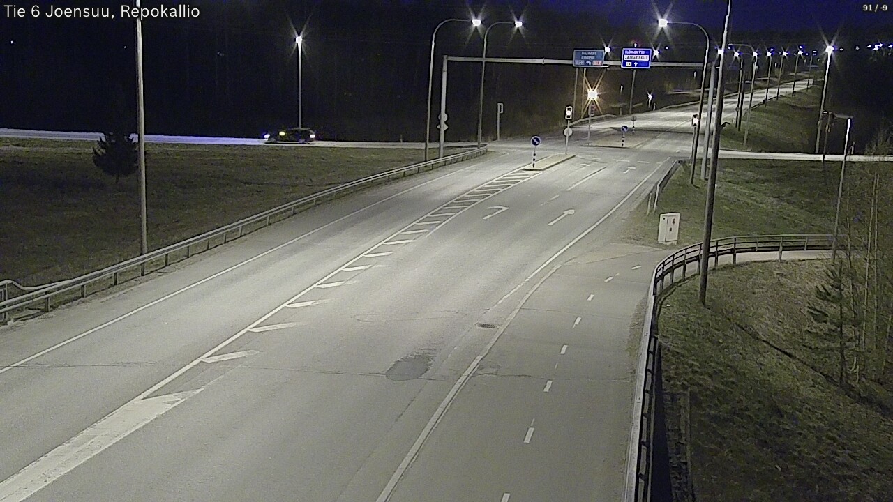 Weather Camera Image Road 6 Joensuu, Repokallio, Joensuu, Pohjois-Karjala