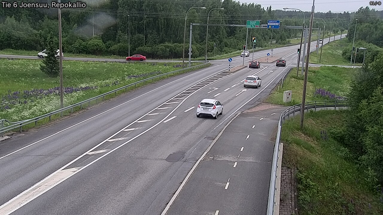 Kelikamerat Kuva Tie 6 Joensuu, Repokallio, Joensuu, Pohjois-Karjala