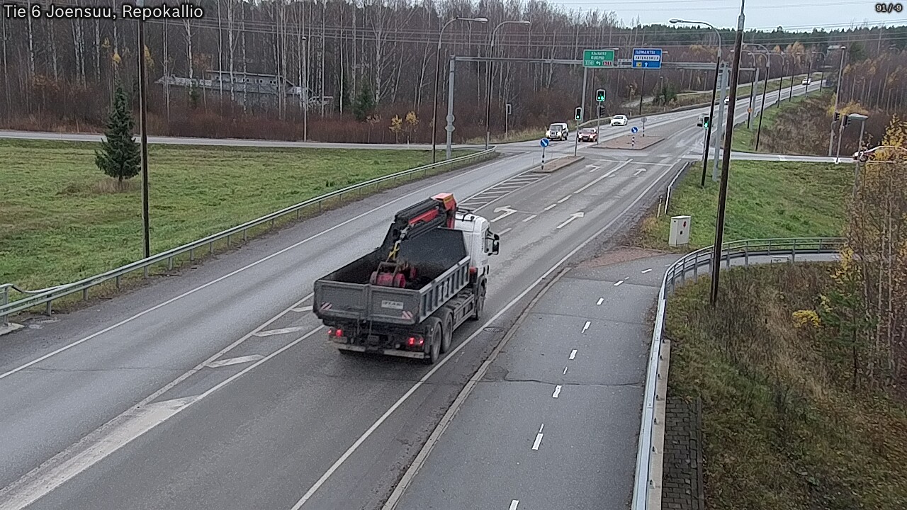 Kelikamerat Kuva Tie 6 Joensuu, Repokallio, Joensuu, Pohjois-Karjala