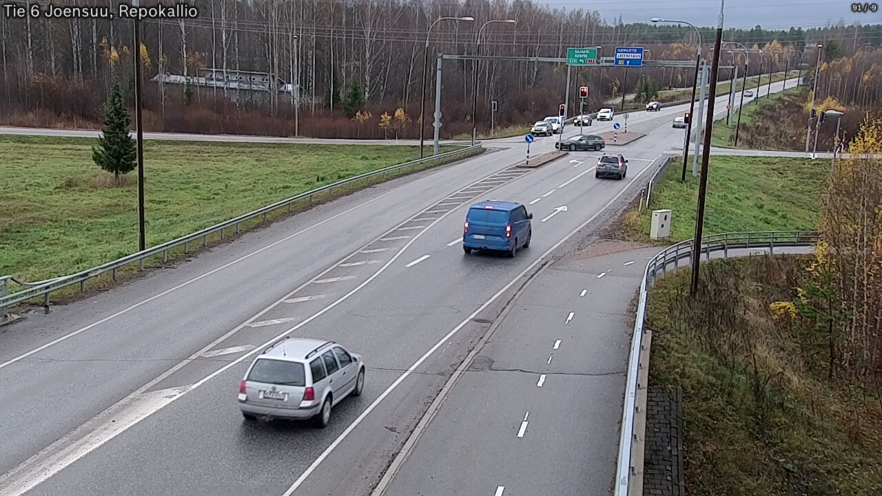 Kelikamerat Kuva Tie 6 Joensuu, Repokallio, Joensuu, Pohjois-Karjala