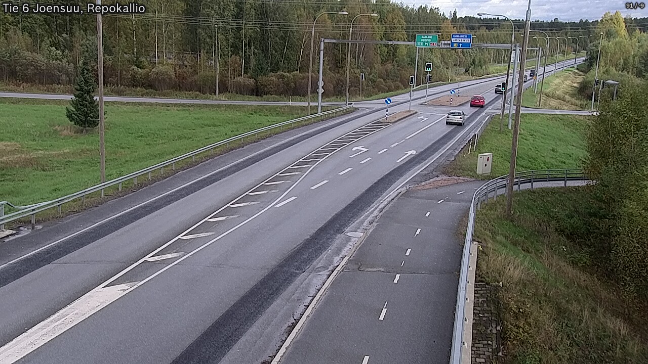 Kelikamerat Kuva Tie 6 Joensuu, Repokallio, Joensuu, Pohjois-Karjala