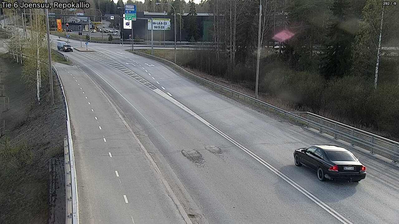 Weather Camera Image Road 6 Joensuu, Repokallio, Joensuu, Pohjois-Karjala