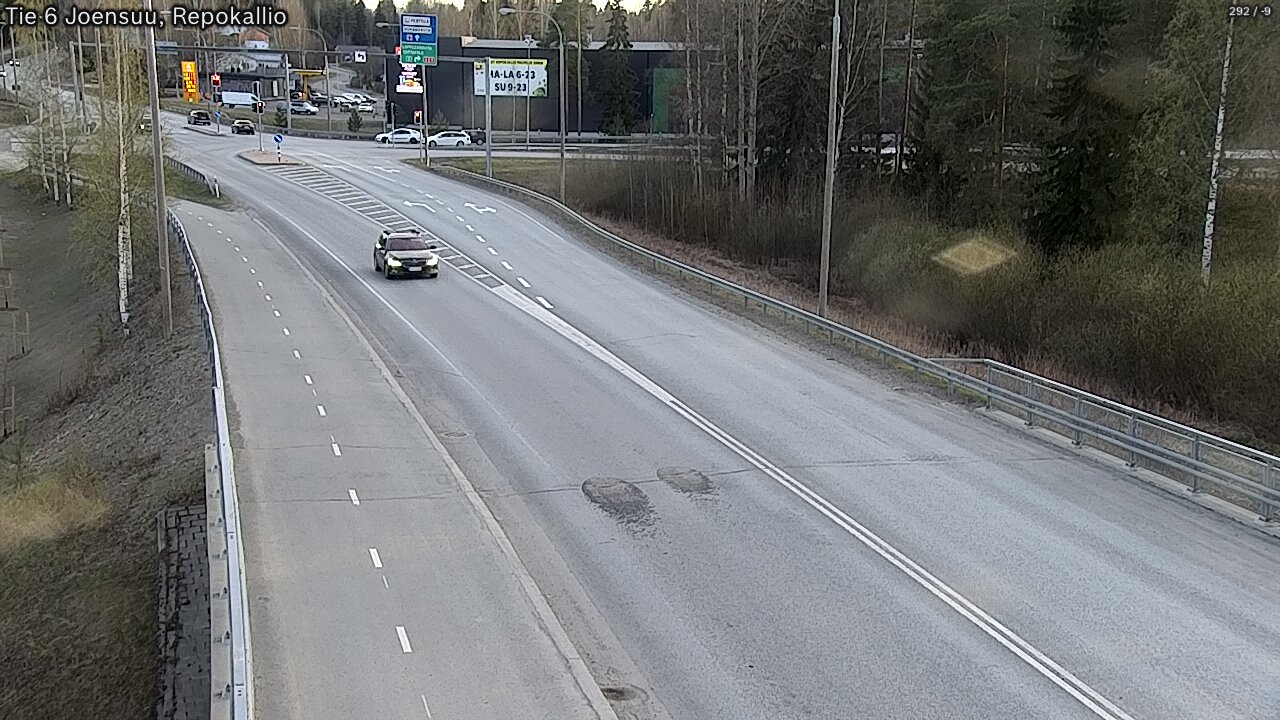 Weather Camera Image Road 6 Joensuu, Repokallio, Joensuu, Pohjois-Karjala