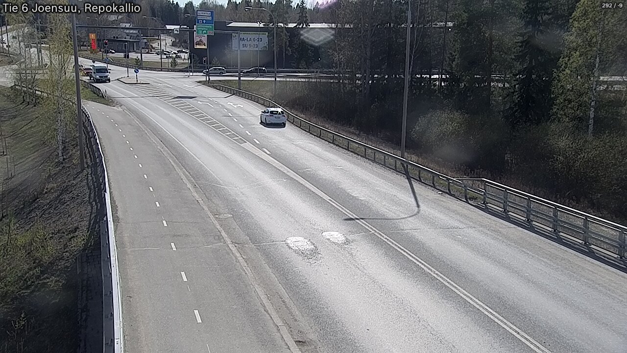 Weather Camera Image Road 6 Joensuu, Repokallio, Joensuu, Pohjois-Karjala