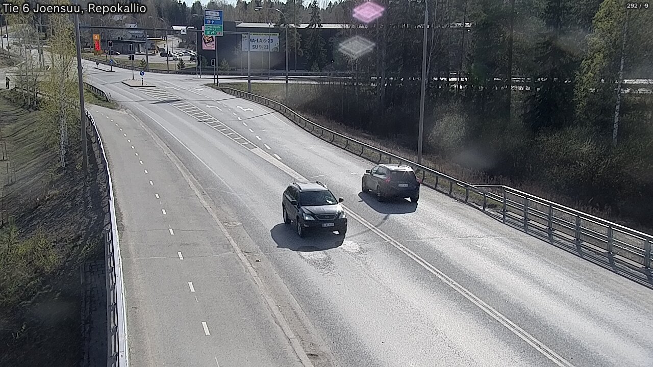 Weather Camera Image Road 6 Joensuu, Repokallio, Joensuu, Pohjois-Karjala