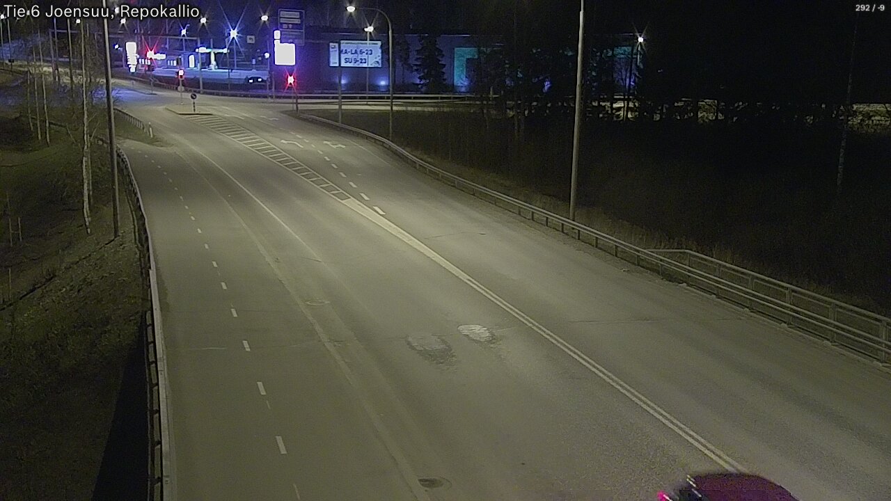 Weather Camera Image Road 6 Joensuu, Repokallio, Joensuu, Pohjois-Karjala