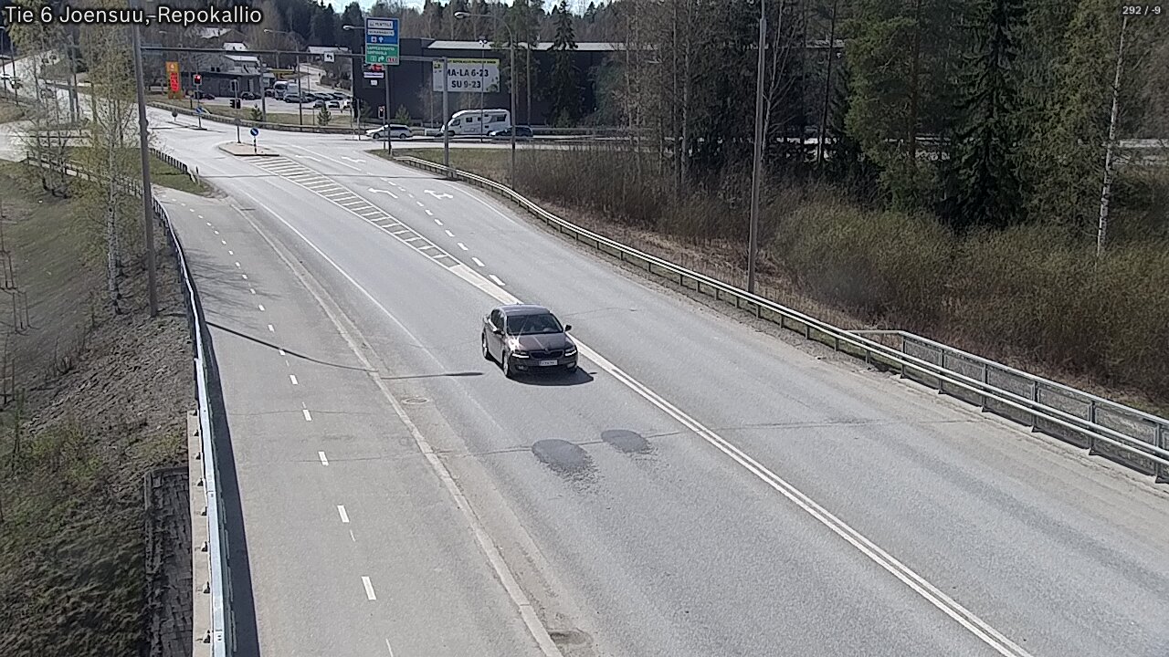 Weather Camera Image Road 6 Joensuu, Repokallio, Joensuu, Pohjois-Karjala