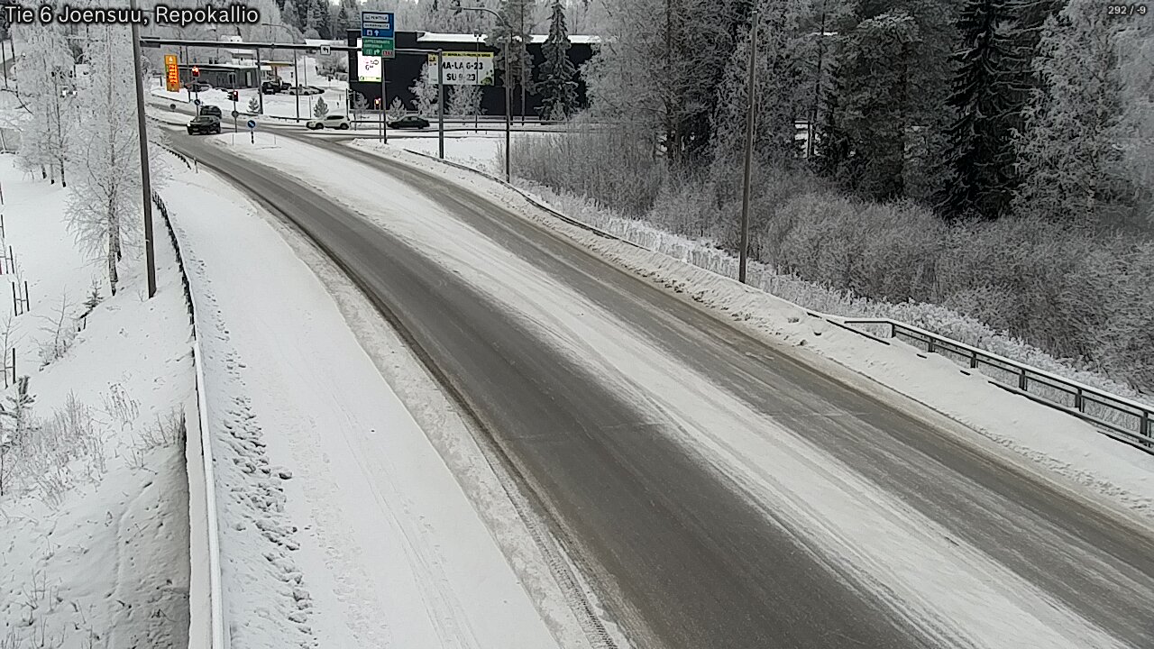 Weather Camera Image Road 6 Joensuu, Repokallio, Joensuu, Pohjois-Karjala