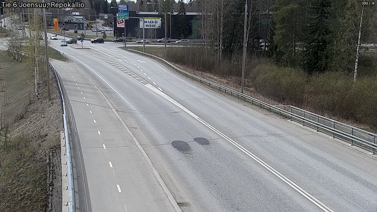 Weather Camera Image Road 6 Joensuu, Repokallio, Joensuu, Pohjois-Karjala