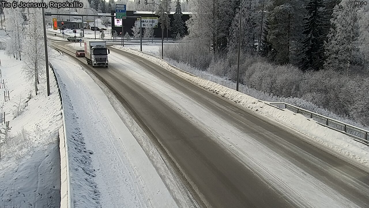 Weather Camera Image Road 6 Joensuu, Repokallio, Joensuu, Pohjois-Karjala