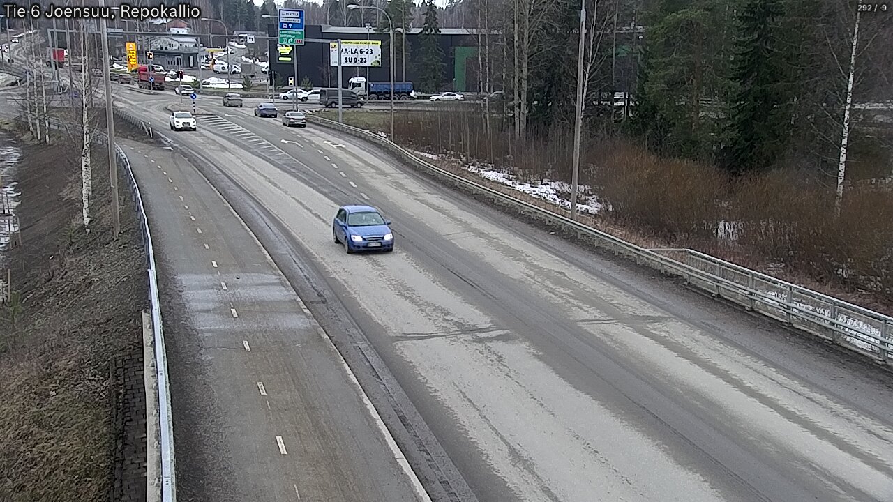 Weather Camera Image Road 6 Joensuu, Repokallio, Joensuu, Pohjois-Karjala