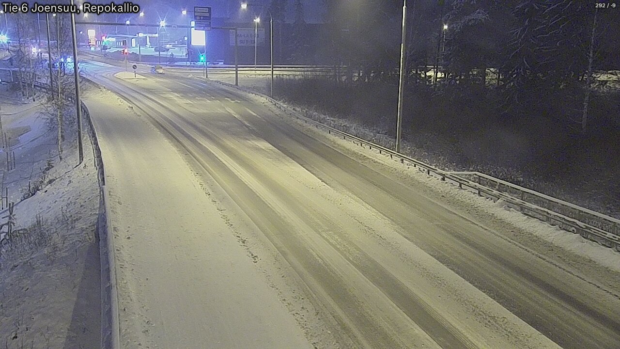 Weather Camera Image Väg 6 Joensuu, Repokallio, Joensuu, Pohjois-Karjala