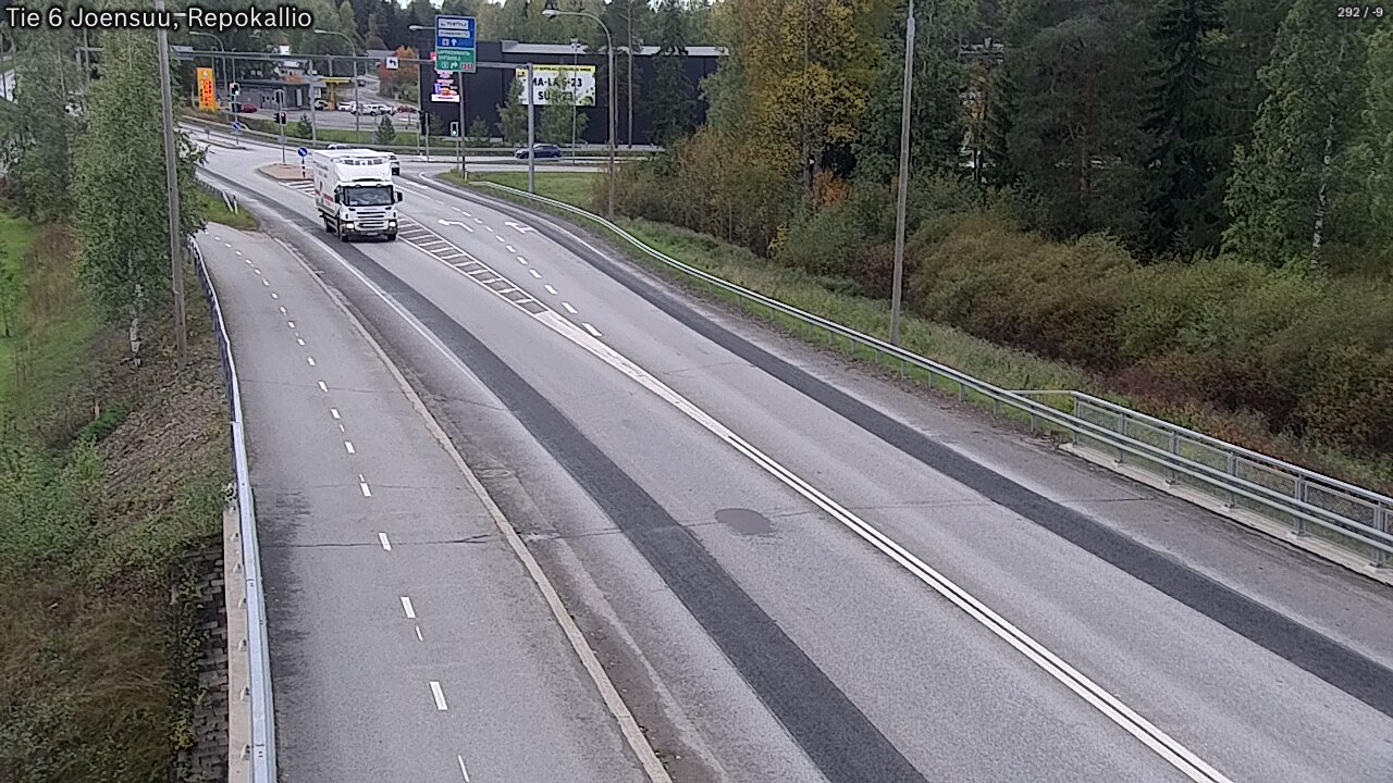 Weather Camera Image Road 6 Joensuu, Repokallio, Joensuu, Pohjois-Karjala