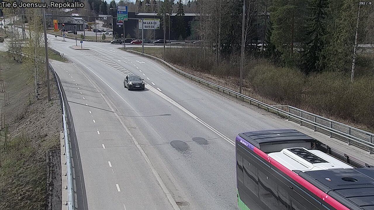 Weather Camera Image Road 6 Joensuu, Repokallio, Joensuu, Pohjois-Karjala