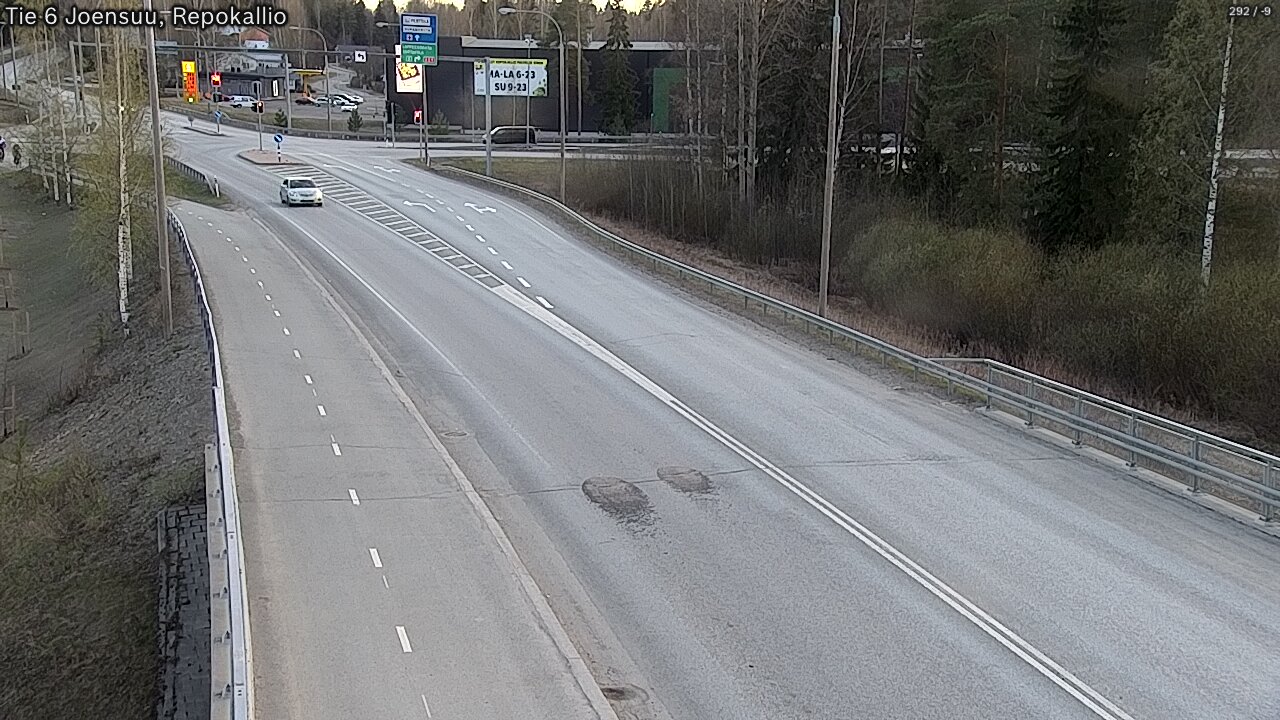 Weather Camera Image Road 6 Joensuu, Repokallio, Joensuu, Pohjois-Karjala