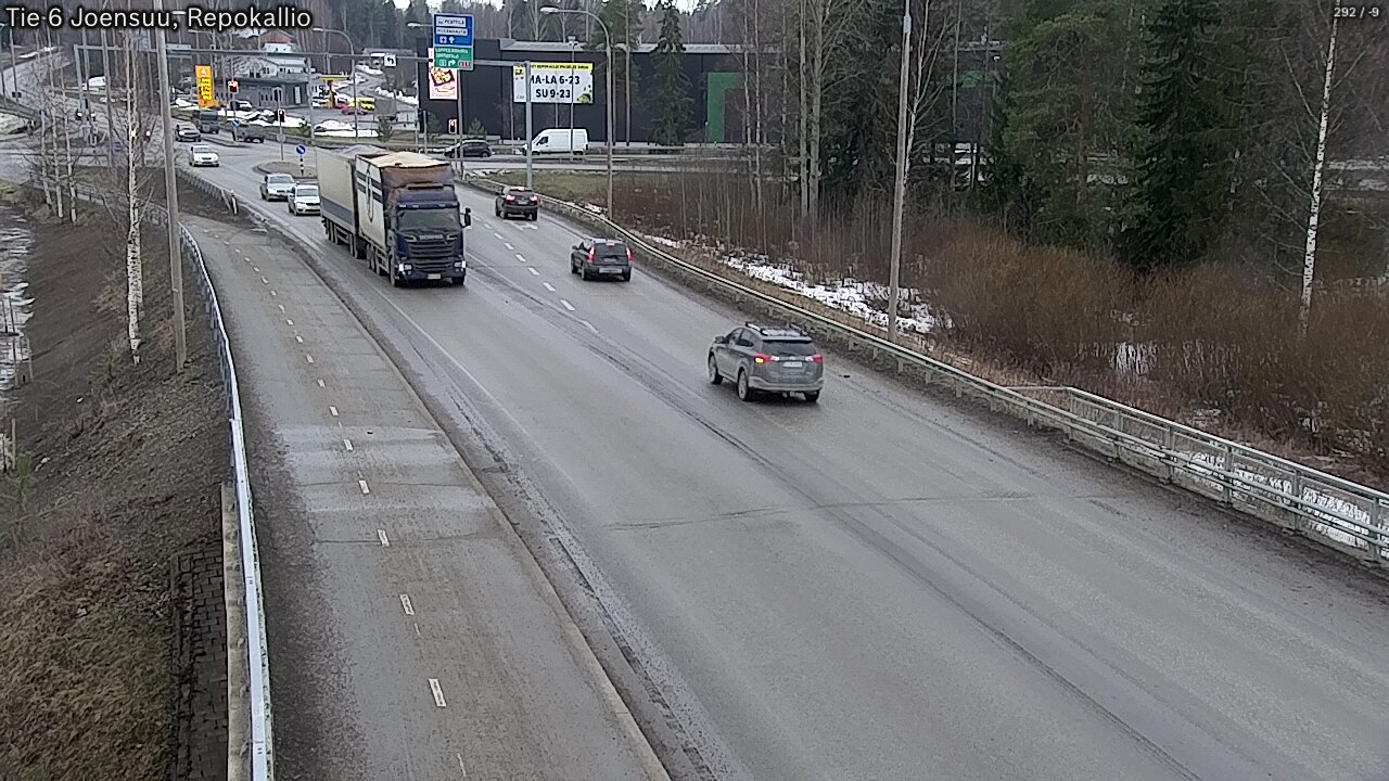 Weather Camera Image Road 6 Joensuu, Repokallio, Joensuu, Pohjois-Karjala