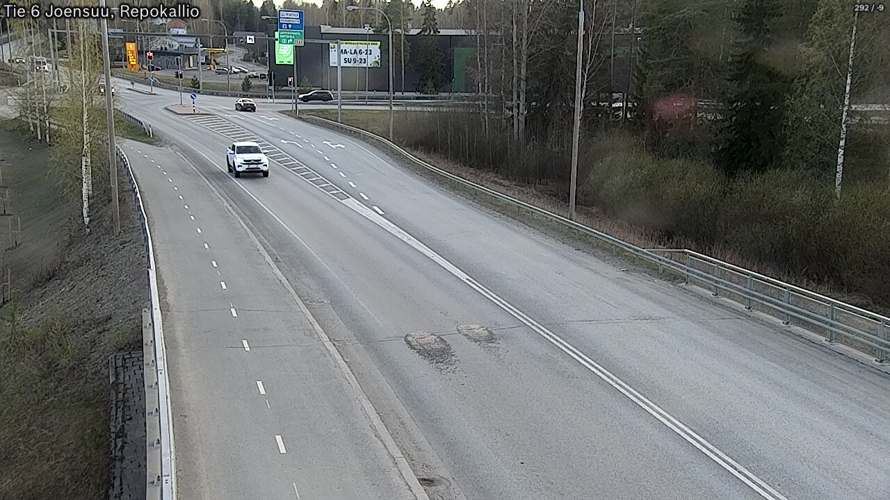 Weather Camera Image Road 6 Joensuu, Repokallio, Joensuu, Pohjois-Karjala