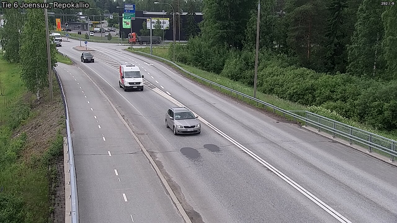 Kelikamerat Kuva Tie 6 Joensuu, Repokallio, Joensuu, Pohjois-Karjala