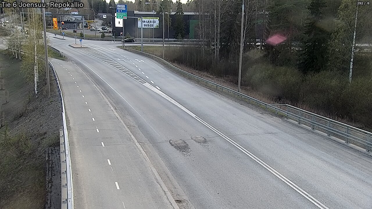 Weather Camera Image Road 6 Joensuu, Repokallio, Joensuu, Pohjois-Karjala