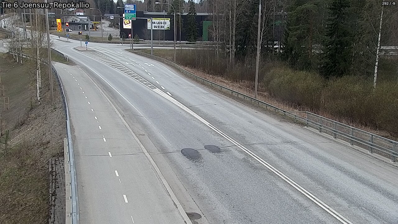 Weather Camera Image Road 6 Joensuu, Repokallio, Joensuu, Pohjois-Karjala