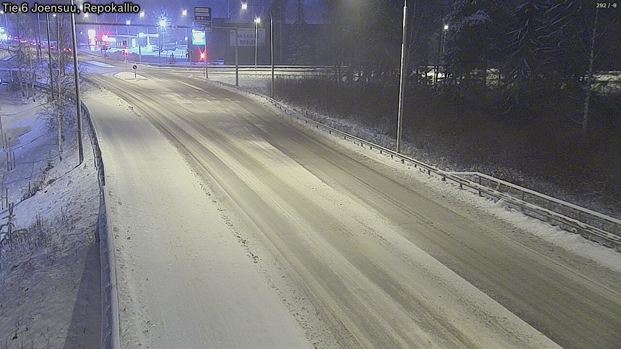 Weather Camera Image Väg 6 Joensuu, Repokallio, Joensuu, Pohjois-Karjala