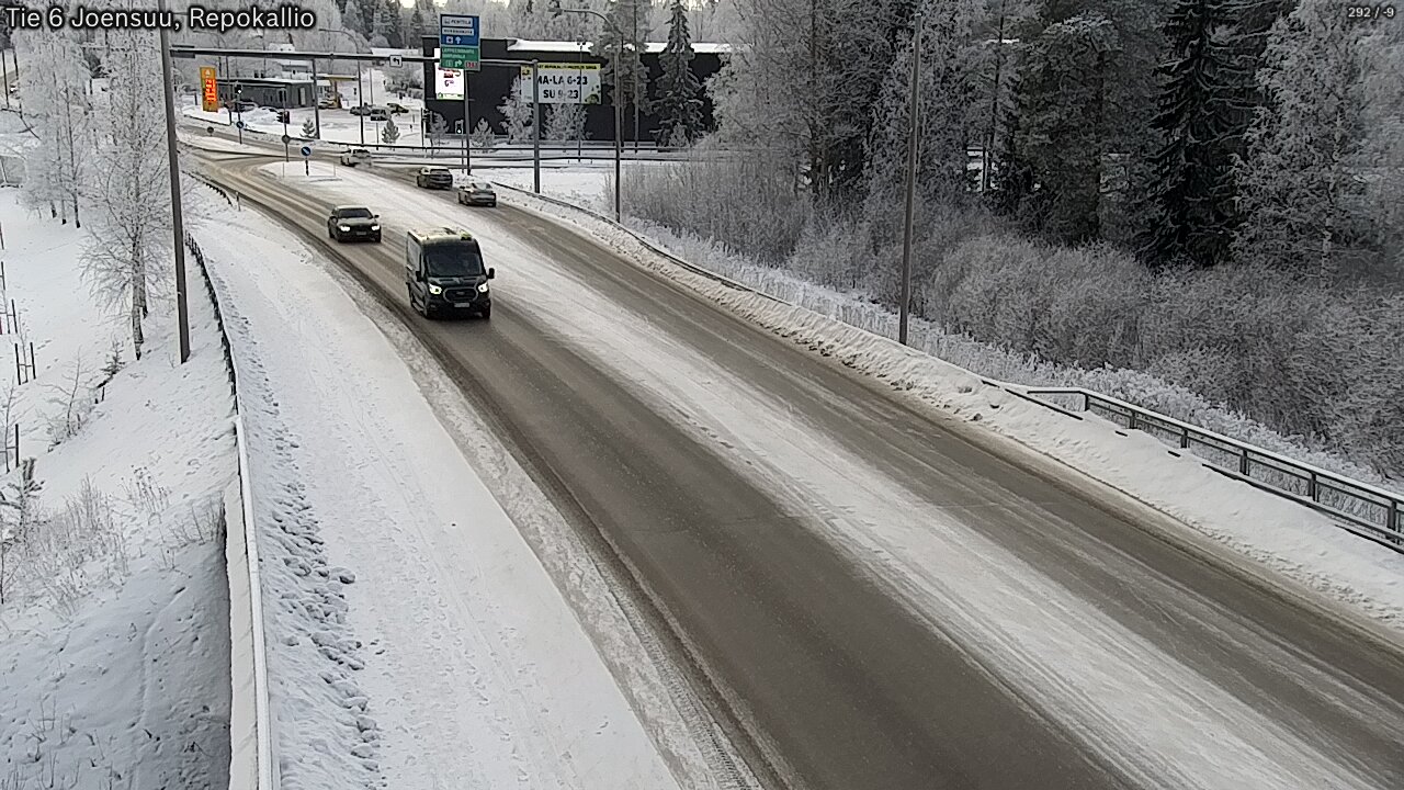 Weather Camera Image Road 6 Joensuu, Repokallio, Joensuu, Pohjois-Karjala