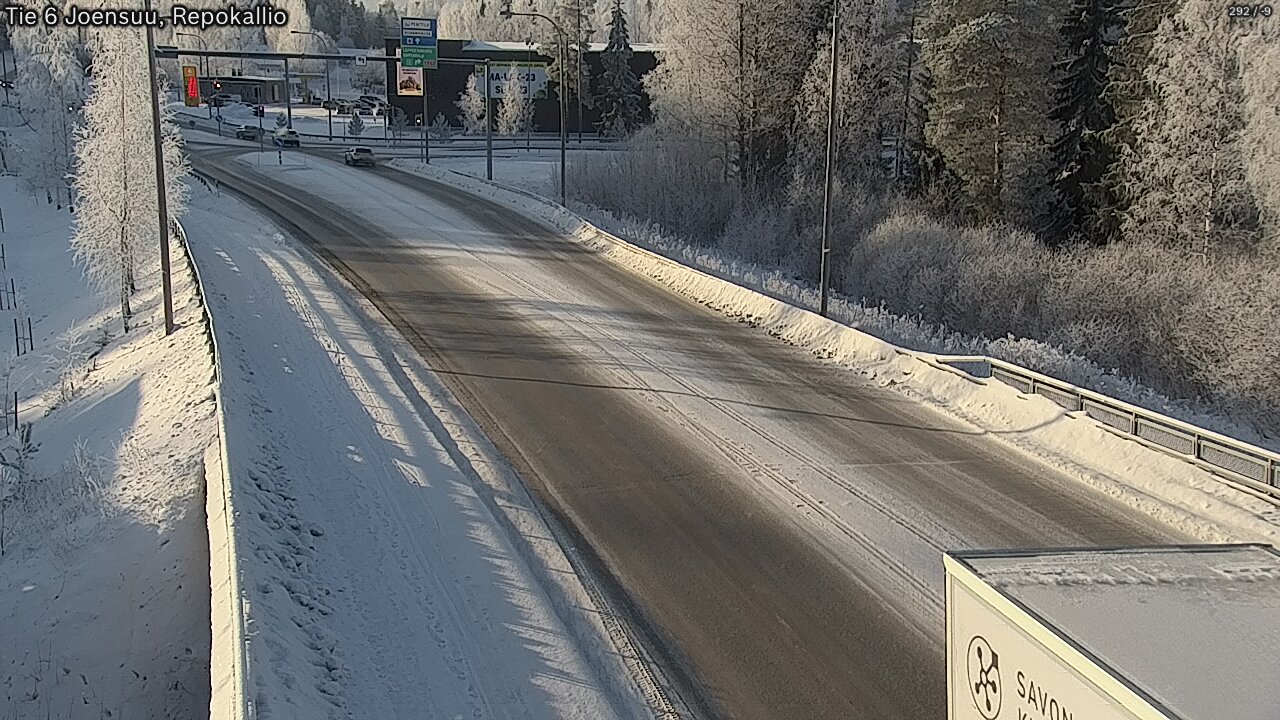 Weather Camera Image Road 6 Joensuu, Repokallio, Joensuu, Pohjois-Karjala