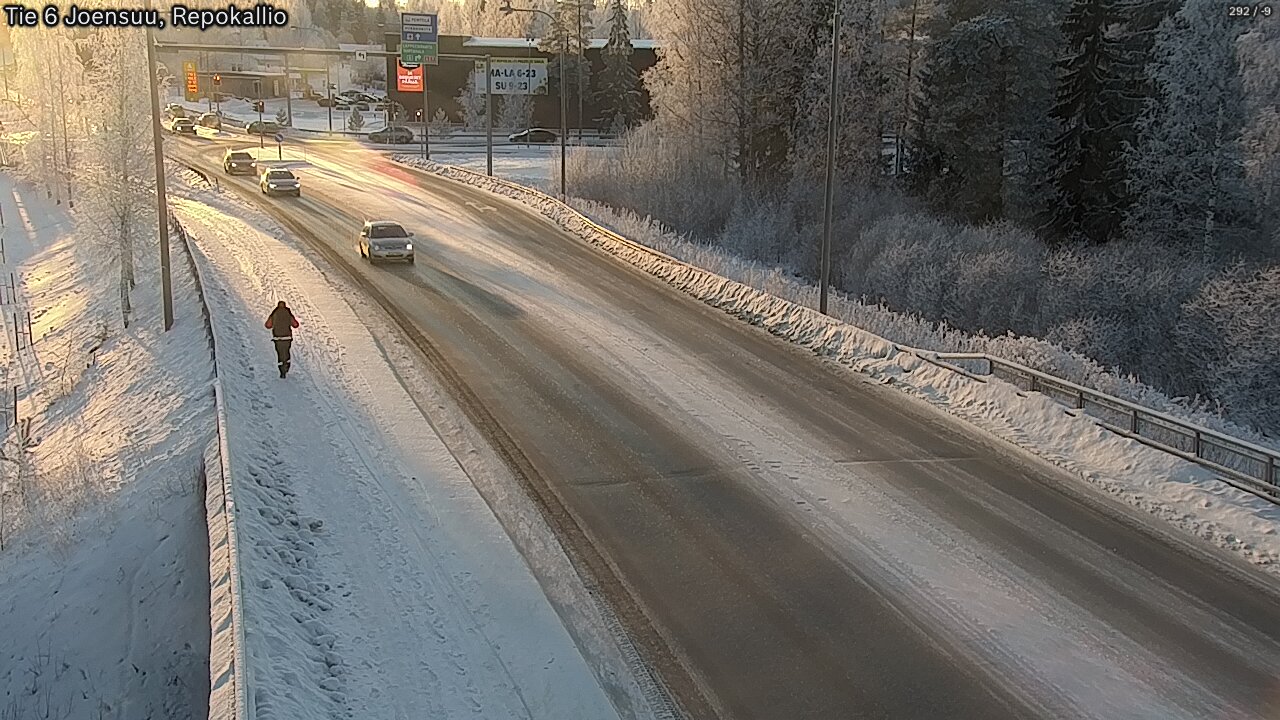 Weather Camera Image Väg 6 Joensuu, Repokallio, Joensuu, Pohjois-Karjala
