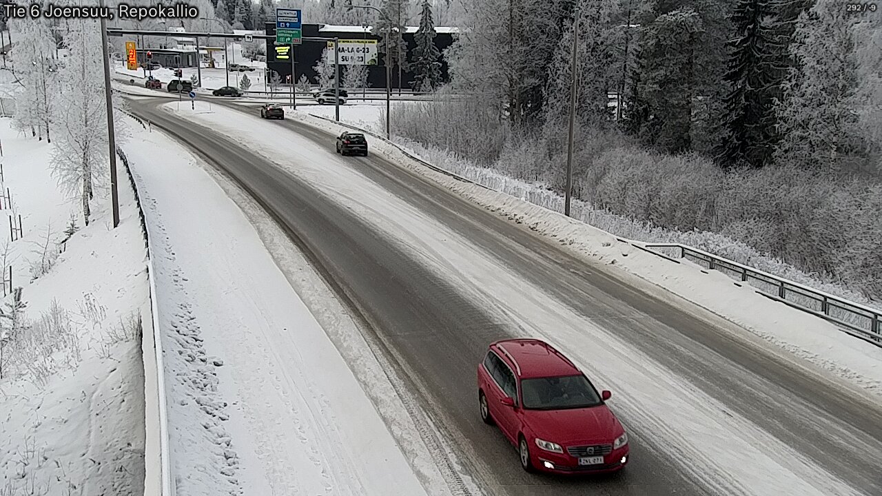 Weather Camera Image Road 6 Joensuu, Repokallio, Joensuu, Pohjois-Karjala