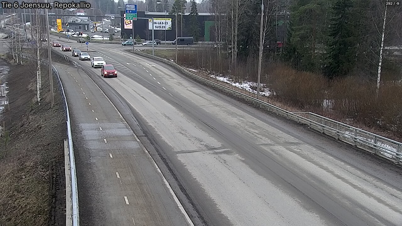 Weather Camera Image Road 6 Joensuu, Repokallio, Joensuu, Pohjois-Karjala