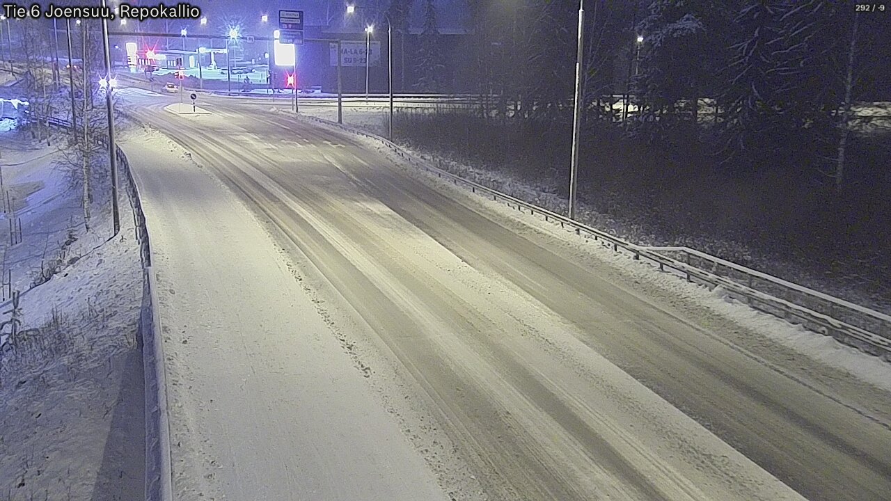 Weather Camera Image Väg 6 Joensuu, Repokallio, Joensuu, Pohjois-Karjala