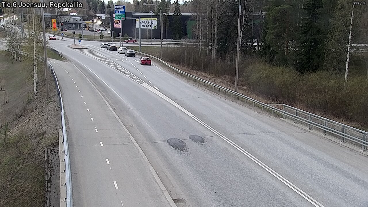 Weather Camera Image Road 6 Joensuu, Repokallio, Joensuu, Pohjois-Karjala
