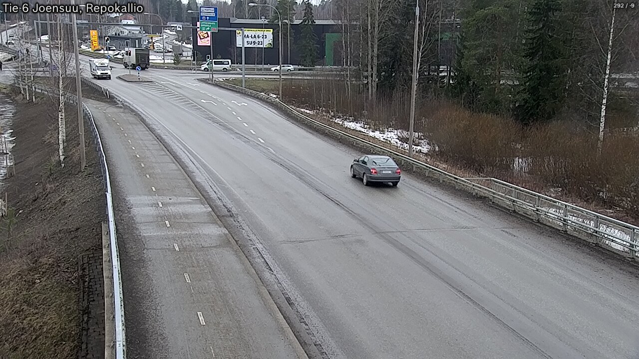 Weather Camera Image Road 6 Joensuu, Repokallio, Joensuu, Pohjois-Karjala
