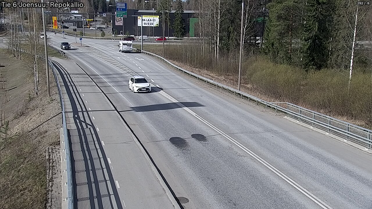 Weather Camera Image Road 6 Joensuu, Repokallio, Joensuu, Pohjois-Karjala