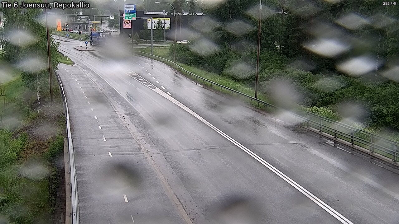 Weather Camera Image Väg 6 Joensuu, Repokallio, Joensuu, Pohjois-Karjala