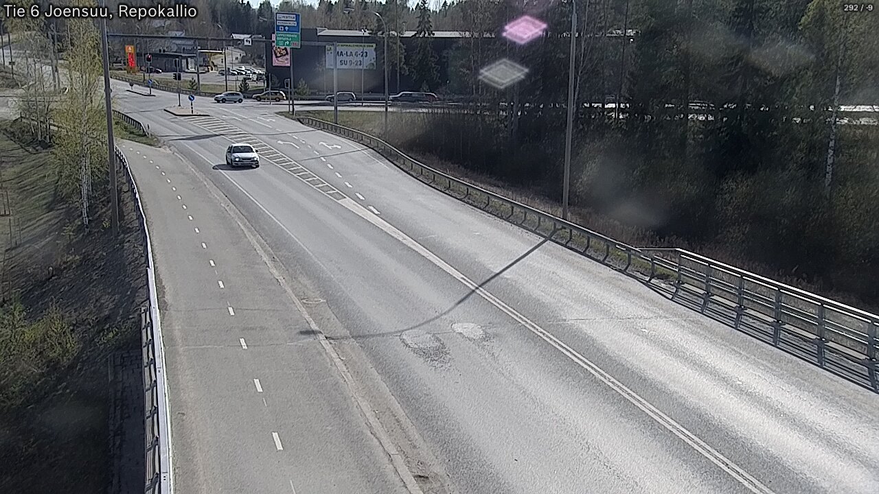 Weather Camera Image Road 6 Joensuu, Repokallio, Joensuu, Pohjois-Karjala