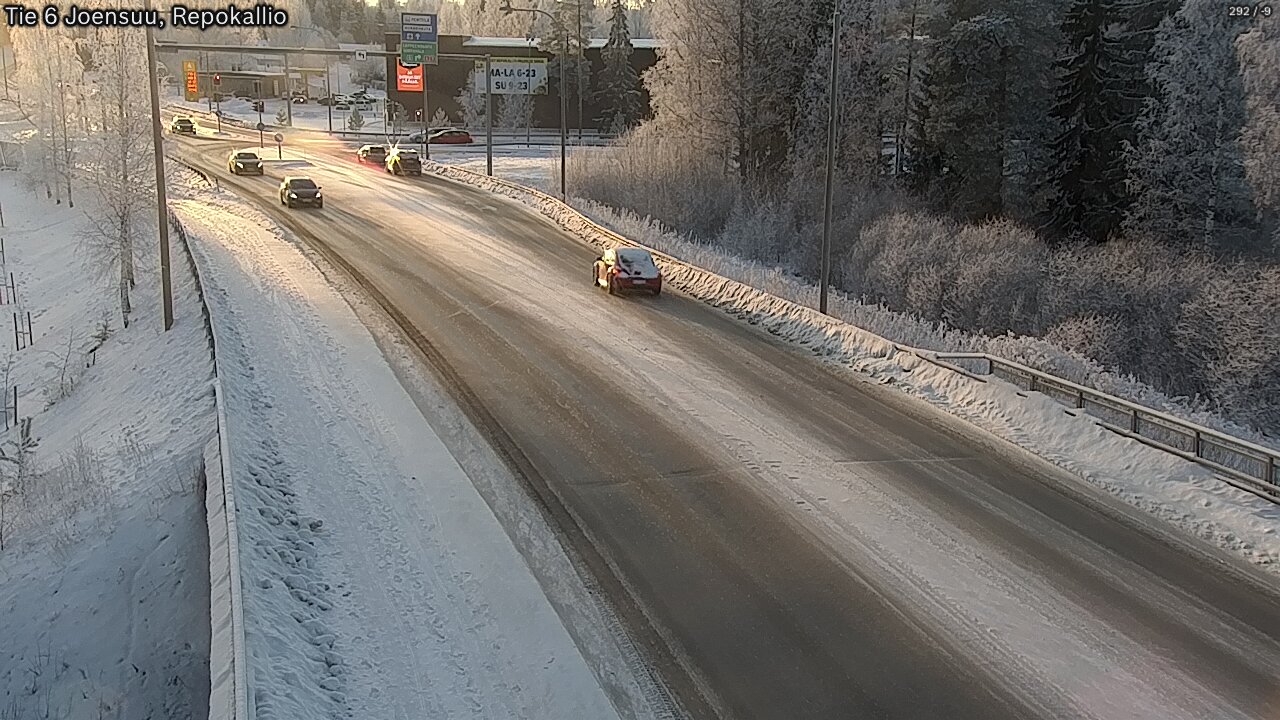 Weather Camera Image Väg 6 Joensuu, Repokallio, Joensuu, Pohjois-Karjala