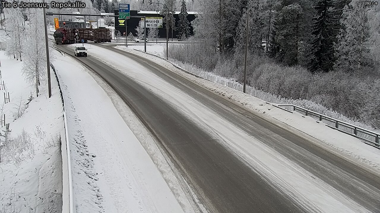 Weather Camera Image Road 6 Joensuu, Repokallio, Joensuu, Pohjois-Karjala