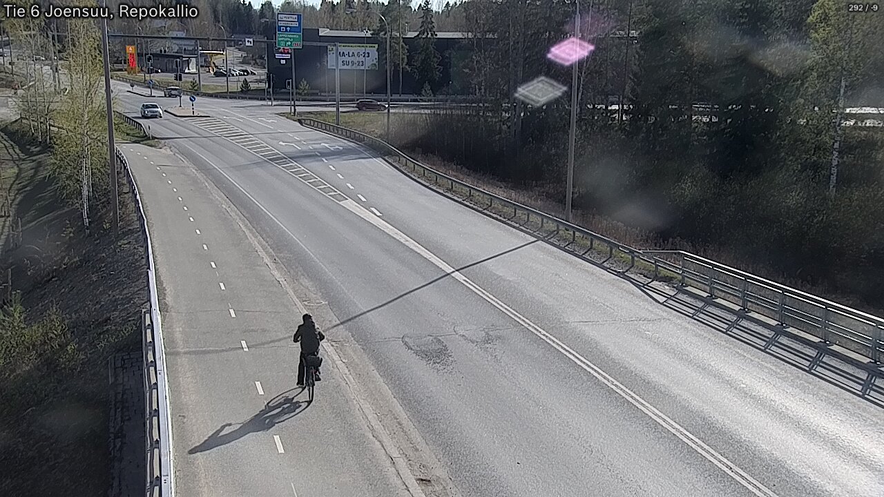 Weather Camera Image Road 6 Joensuu, Repokallio, Joensuu, Pohjois-Karjala
