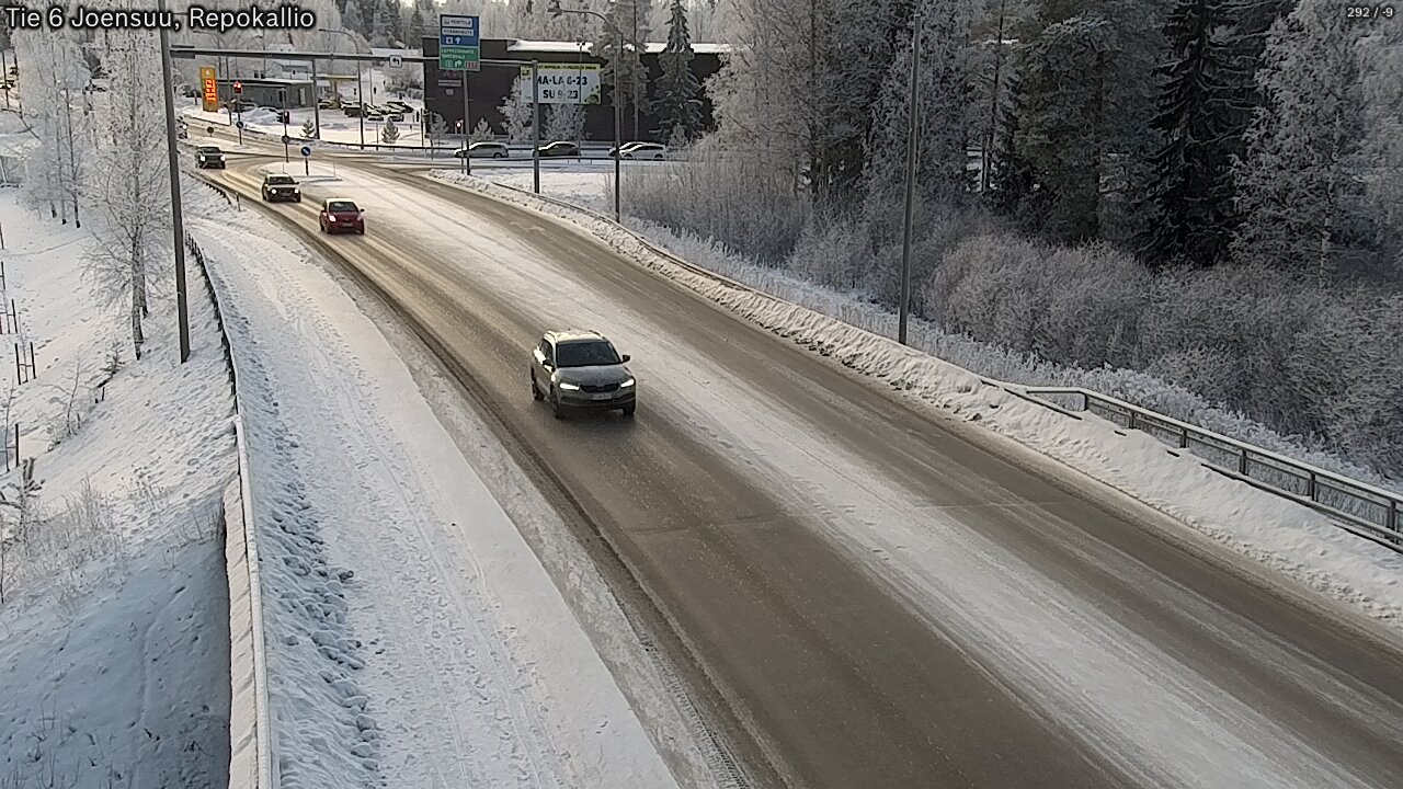 Weather Camera Image Väg 6 Joensuu, Repokallio, Joensuu, Pohjois-Karjala