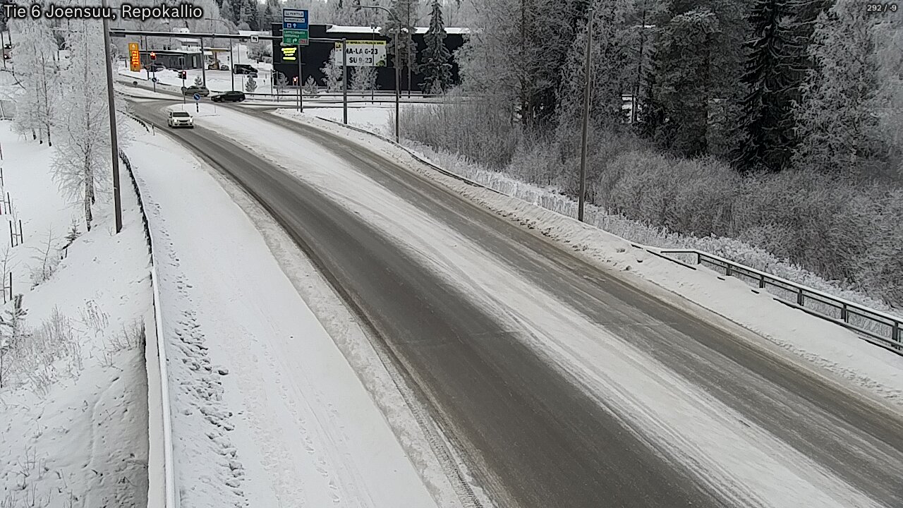 Weather Camera Image Road 6 Joensuu, Repokallio, Joensuu, Pohjois-Karjala