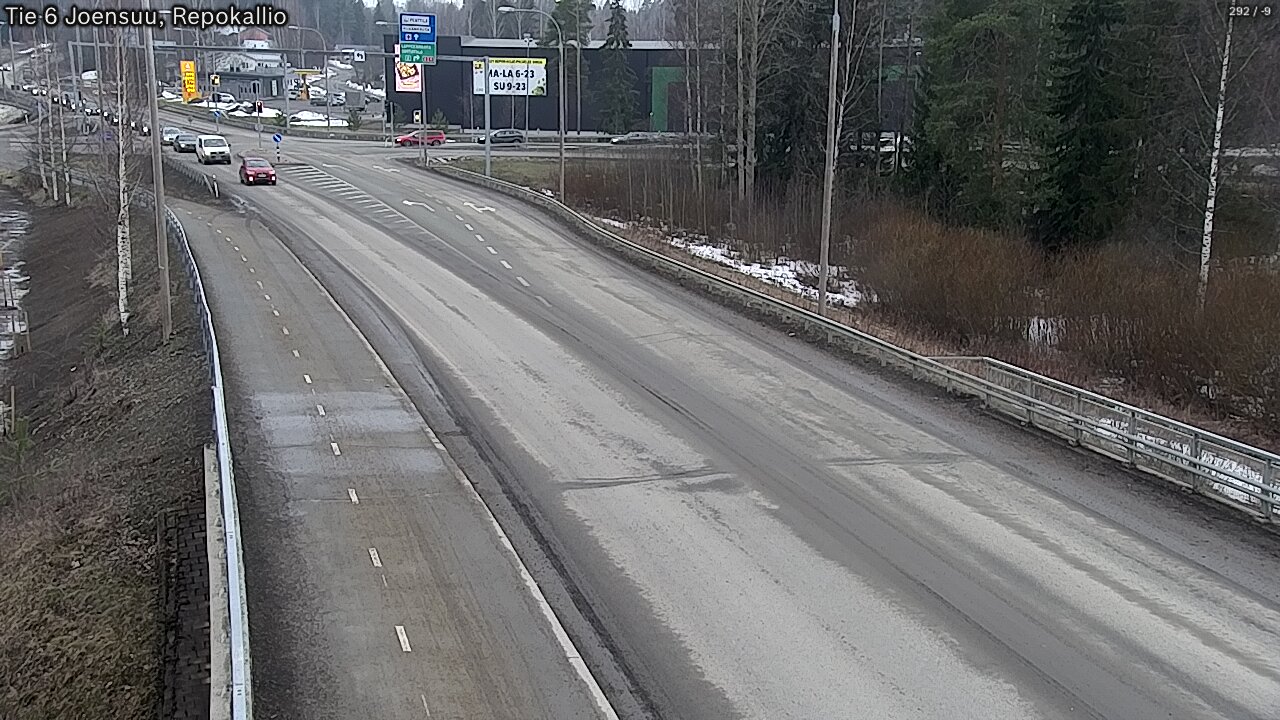 Weather Camera Image Road 6 Joensuu, Repokallio, Joensuu, Pohjois-Karjala